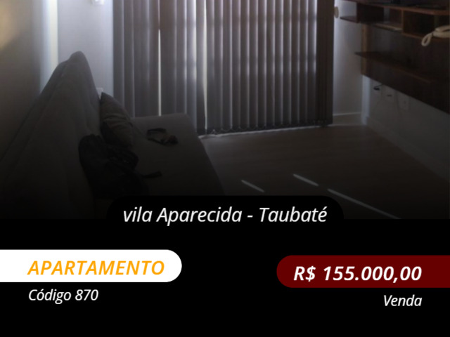 #870 - Apartamento para Venda em Taubaté - SP - 1